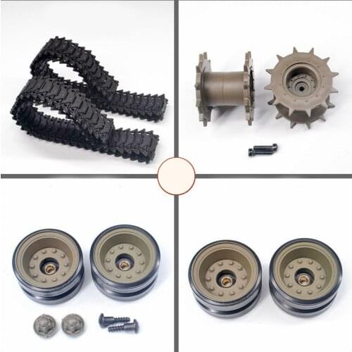 Track/Plastic Drive Wheels/Induction Wheel Spare Parts For 1/16 Heng Long RC Tank Model Walker Mastiff M41A3 3839-1