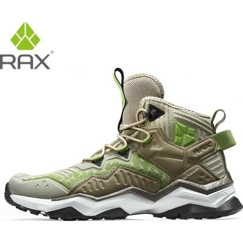 RAX Men Hiking Shoes winter Waterproof Outdoor Sneaker Men Leather Trekking Boots Trail Camping Climbing Hunting Sneakers Women