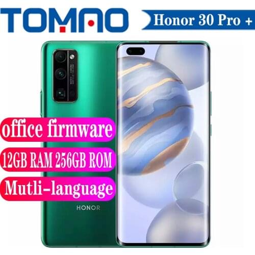 Honor 30 Pro + Honor 30 Pro Plus 5G MobilePhone 8GB 12GB RAM 256GB ROM Kirin 990 Octa Core 4000mAh 27W Wireless Supper charge