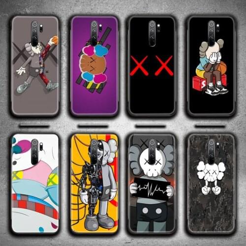 Cartoon Fashion KAWSS Phone Case for Redmi Note 9 8 8T 8A 7 6 6A Go Pro Max Redmi 9 K20 K30 Pro