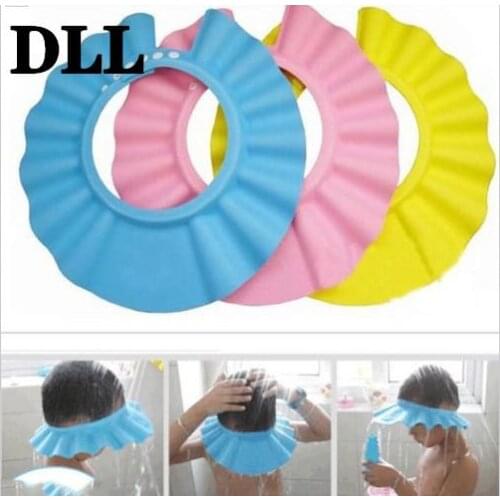 Protect Soft Cap Hat For Baby Children Kids Gorro de ducha Tonsee Convenient Safe Shampoo baby Shower Cap Bathing Bath