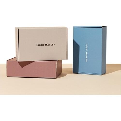 Wholesale Custom Logo Pink Brown Black White Small Large Shipping Logistics Packaging Jewelry Gift Cardboard Kraft Paper Boxes