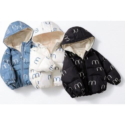 Autumn Winter Hooded Children Down Jackets For Girls Boys Candy Color Warm Kids Down Coats For Boys 2-9 Years Outerwear Clothes