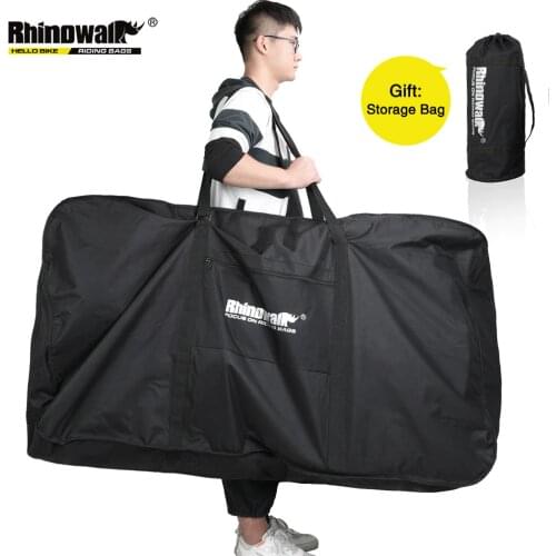 Rhinowalk Folding Bicycle Carry Bag for 26-29 Inch Portable Cycling Bike Transport Case Travel Bycicle Accessories Outdoor Sport