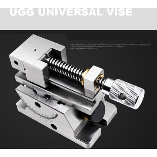 UGG50/2" Universal vise, 360 degree rotating vise, cnc vise ,Used for surface grinding machine, milling machine, edm machine