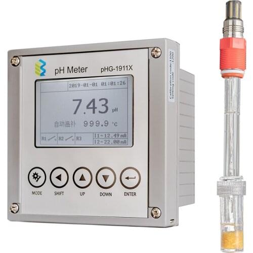 Universal Controller pH meter/ORP/DO sensor inputs, Modbus RS232/RS485 and 4-20 mA outputs