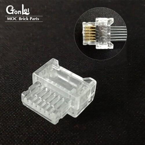 10Pcs/lot Programming Series Robots Model Building Blocks Education Steam Connector Cabe Parts For WEDO 2.0 Motors Sensor Toys