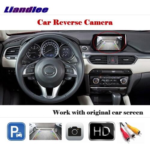 Auto Reverse Reversing Parking Camera (6V) For Mazda 6 Mazda6 Atenza 2014-2018 Rearview Camera Back Work with Car Factory Screen