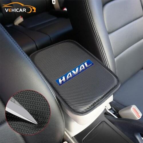 VEHICAR Car Armrest Mat Auto Console Storage Box Pad Dust-proof For HAVAL Vehicle Protector Decoration Accessories Universal