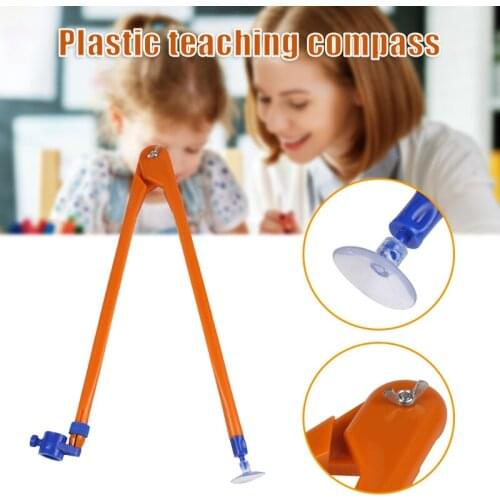 Large Compasses Math Teaching Tool Practical Geometry Drawing Tool Chalk Marker School Office Stationery Supplies G10