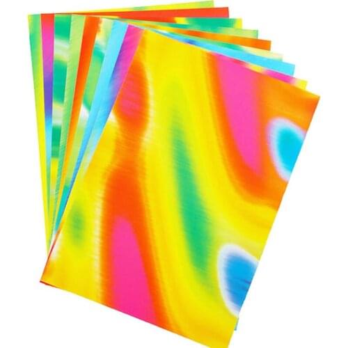 10 Sheets 8K Childrens Colorful Painting Paper Color Shiny Drawing Handmade Paper Childhood Childrens Painting Materials