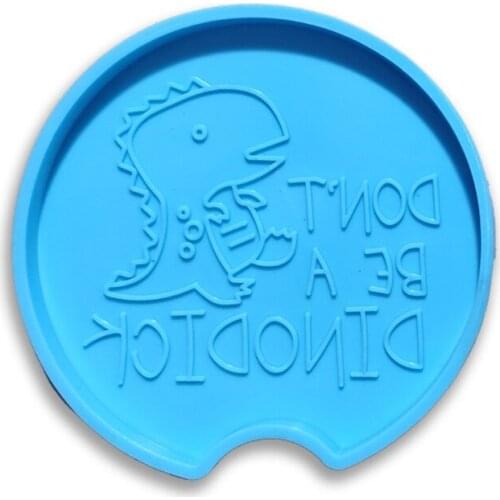 Coaster Epoxy Resin Mold Tray Plate Cup Mat Pad Silicone Mould DIY Crafts Decorations Casting Tool T84A