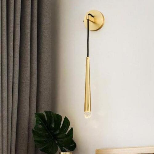 Postmodern retro style creative Nordic LED wall lamp Postgraduate retro style creative Nordic wall light Black Golden led Lights