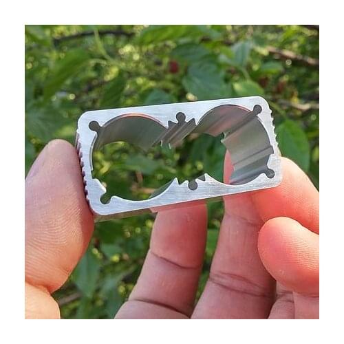 DIY Mobile Power Bank, External Aluminum Alloy Box, Aluminum Profile Cutting + Front and Rear Cover