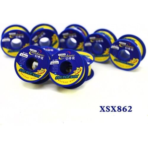 MECHANIC SX-862 0.3/0.4/0.5/0.6/0.8/1.0/1.2MM Tin Lead Tin Wire Low Temperature Soldering Wire Roll Melt Rosin Core Solder Tools