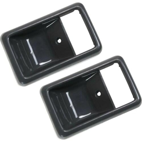 Front Inner Inside Door Handle Trim Set Compatible with Toyota Pickup 1984-1989 Car Vehicle Replacement Accessories