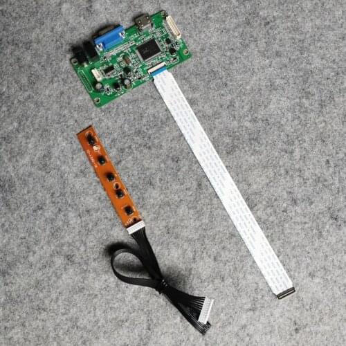 Fit LP140WF1/LP140WF3/LP140WF4 LCD screen WLED DIY kit laptops panel drive board card 1920*1080 30 Pin eDP +VGA