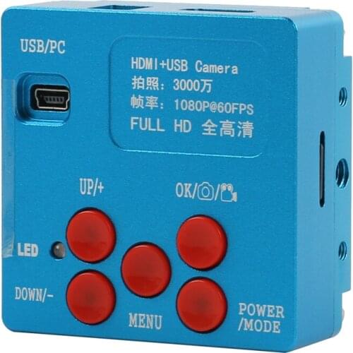 30MP 2K HDMI Industrial Electronic Digital Video Microscope Camera C-Mount For Phone CPU PCB Soldering Repair