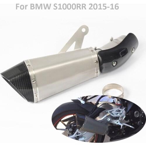 Slip on S1000RR Motorcycle Exhaust Muffler Exhaust Pipe Baffle Silencer DB Killer Exhaust System for BMW S1000RR 2015 2016