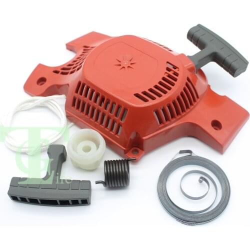 Recoil Starter Handle Hub Spring Kit For HUSQVARNA 142 141 137 136 Chainsaw Parts