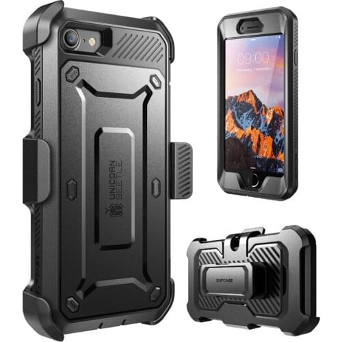 SUPCASE For iphone 7 Case For iPhone SE 2020 Case UB Pro Full-Body Rugged Holster Protective Case WITH Built-in Screen Protector