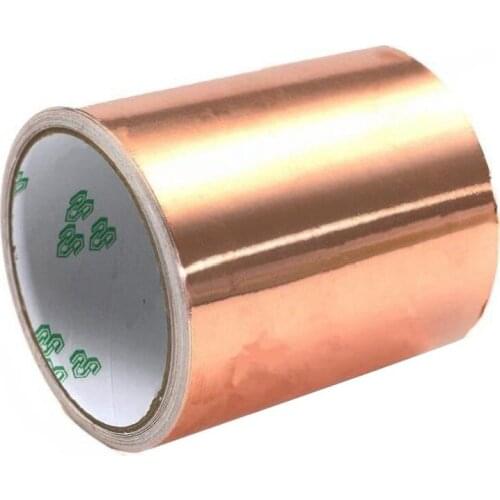 100mmx5M Pure Copper Roll EMI Conductive Guitar Shielding Ribbon