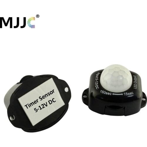 Motion Sensor Light Switch 5V 12V DC Movement Detector Activated Timer Automatic Switch ON OFF LED Strip Light PIR Motion Sensor