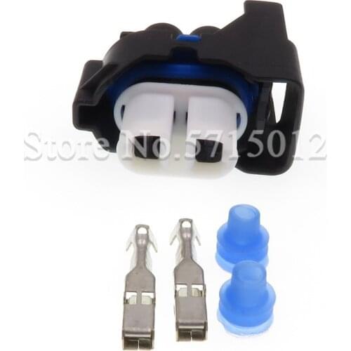 2 Hole 7183-3789-30 Female Car Fog Light Connector Auto Waterproof Lamp Cable Plug With Pins And Rubber Seals