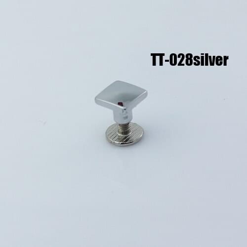 50pc SCREWBACK SPIKE TT- 028 leathercraft Silver