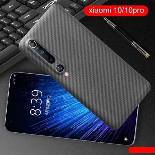 Pure Carbon Fiber Phone Case For Xiaomi 10 10Pro 10U 11 Redmi K30 K30Pro Ultra-Thin Carbon Fiber Phone Case Cover for Xiaomi