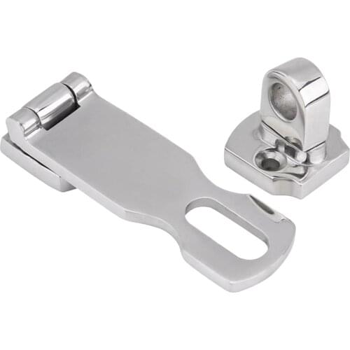 Stainless Steel Flush Door Hatch Folding Bending Hinge Casting Boat Marine 7.6x2.6cm
