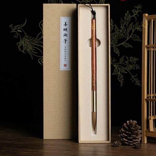 Chinese Brush Pen Huzhou Weasel Hair Brush Pen 3pcs/set High Grade Chinese Wolf Hair Painting Calligraphy Brushes Tinta China