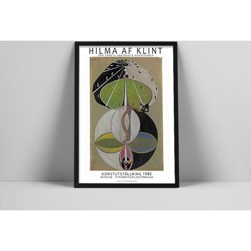 Hilma af Klint poster, af Klint print, Abstract art print, Swedish art, Scandinavian poster, Hilma afandina Staten museum for ku