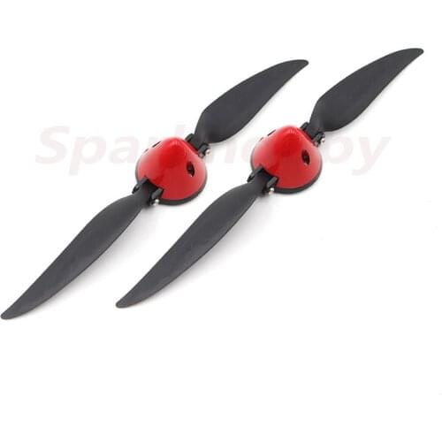 VolantexRC Part Phoenix2000 Propeller 10x6 1060 Folding Blades D42.5 x4mm Plastic Spinner For RC Airplane Powered Glider Spare