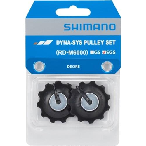 Shimano DEORE RD-M6000-SGS GS MTB Mountain Bike 10 Speed Guide Wheel Rear Derailleur Pulleys Tension Pulley Set