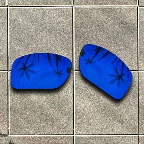 Deep Blue Polarized Sunglasses Replacement Lens for-Oakley Big Taco Frame 100% UV Protection Good Fitness