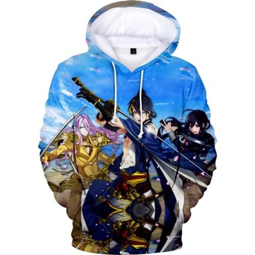 2021 New Touken Ranbu Hoodies Sweatshirt Harajuku Fashion 3D Casual Hooded Hot Trend Style Women/men/kid Pullovers Clothes