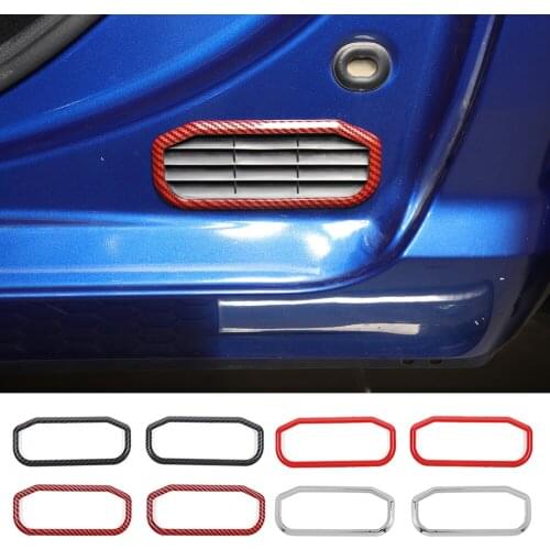ABS Interior Mouldings for Dodge Ram 2010-2021 Rear Door Air Exhaust Vent Cover Decorative Trim Car Accessories