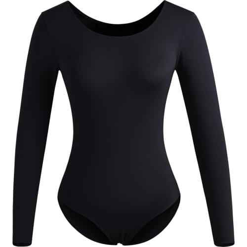 Women Ballet Dance Long Sleeve Gymnastics Leotard Adult Leotards for Performance Wear