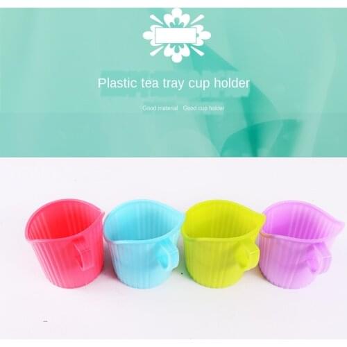 1pcs New Reusable Plastic Disposable Paper Cup Holder Anti-scalding Cup Set Kitchen Accessories Home Decoration Accessories