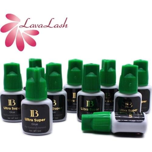 100Bottles IBeauty Ultra Super Glue 5ml Individual Fast Drying Eyelash Extensions Green Cap Lash Glue Wholesale Makeup Tools
