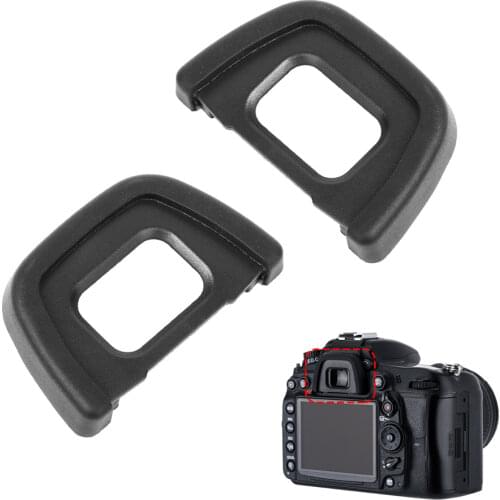2PCS DK23 DK-23 Rubber Eyecup Viewfinder Eye Cup Eyepiece for Nikon D600 D610 D7000 D7100 D7200 D90 D80 D70S D70 D60