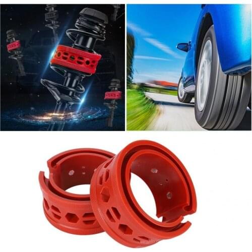 2Pcs/Set SEBS Red Car Shocks Struts Damper Glue Buffer Springs Auto Maintenance Tool car accessories