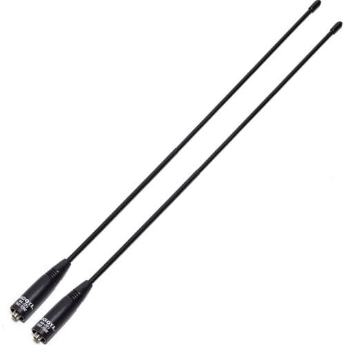 2pcs Nagoya NA-771 SMA-Female Dual Band VHF/UHF 144/430MHz Antenna NA771 For Baofeng TYT Wonxun Walkie Talkie Radio Accessories