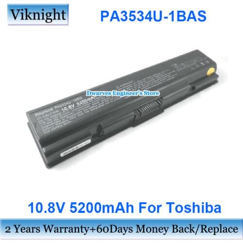 10.8V 5200mAh PA3534U-1BAS Laptop Battery For Toshiba Satellite A300 A200 A205 A210 A215 A355D A200-110 PA3727U-1BRS