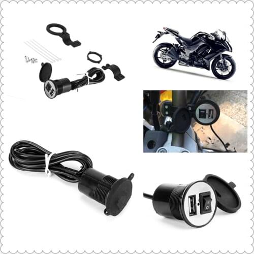 Car and motorcycle voltage adapter USB charger power socket for SUZUKI DL650 V-STROM DR 650 S SE SV650 S GSXR1000