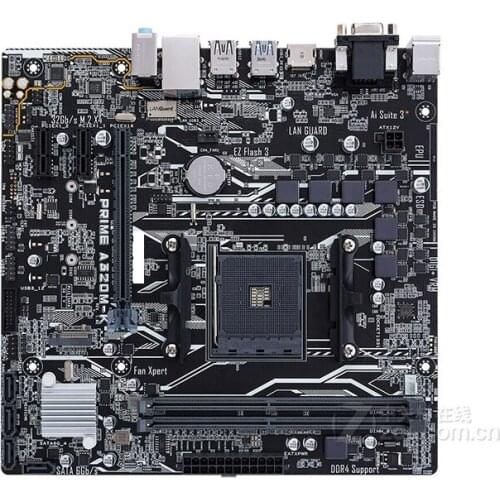 Used ASUS PRIME A320M-K motherboard Socket AM4 DDR4 USB3.0 SATA3 HDMI-compatible VGA 32GB B320 desktop motherboard