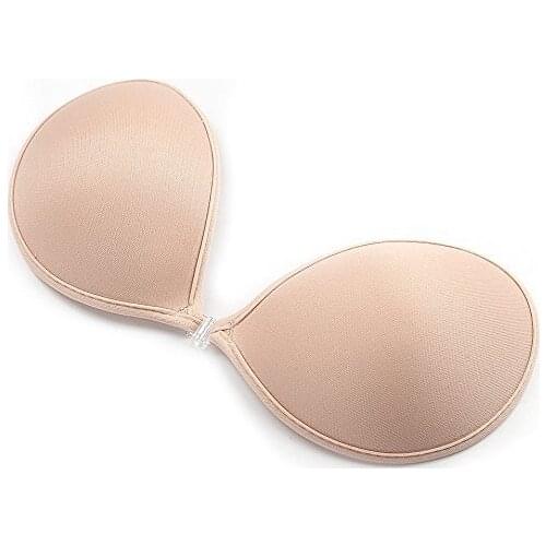 Strapless Seamless Push Up Silicone Self Adhesive Reusable Padded Invisible bra