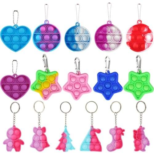 3pcs Decompression Edamame Toy Fidget It Infinite Squishy Squeeze Peas Beans Key Pendant Anti Stress Relieve Toys 2021 New