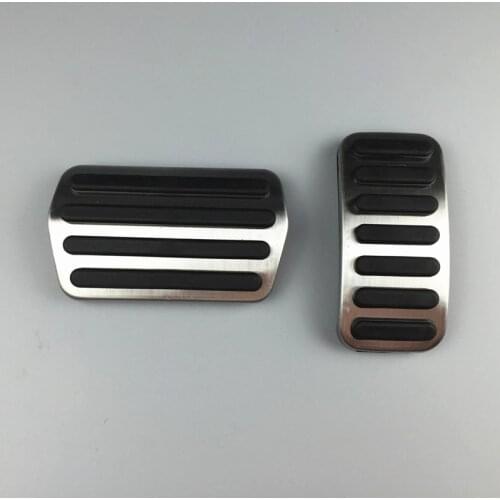 Stainless Steel Car Accelerator Brake Pedal Decoration For Volvo V40 2013-18 Anti-slip Interior Modified Accessories